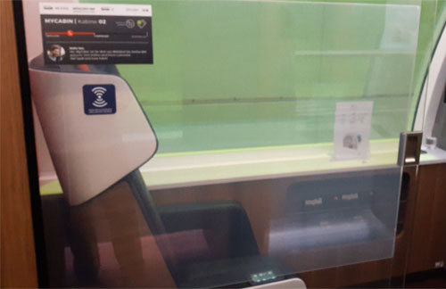 Inteligentna folia Rzeszów - w pociągu włączona